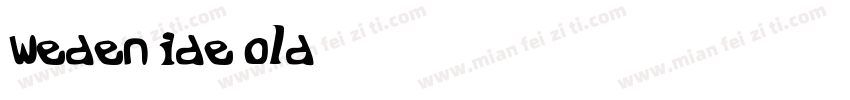 Sweden Wide Bold字体转换